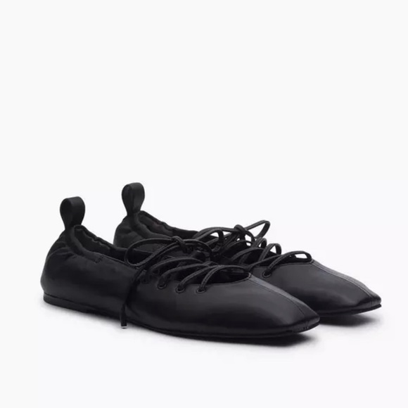 Rag and Bone NWT $348 Sophia Ballet Flat Color Black Size 9 - Picture 3 of 15